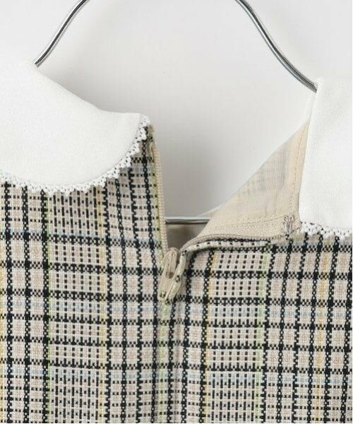 petit main / プティマイン セットアップ | チェックOP+スカラップジャケットセット | 詳細17
