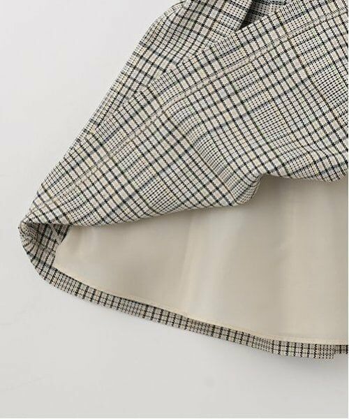 petit main / プティマイン セットアップ | チェックOP+スカラップジャケットセット | 詳細20