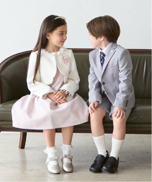 petit main / プティマイン セットアップ | 長袖OP+スカラップジャケットセット | 詳細10