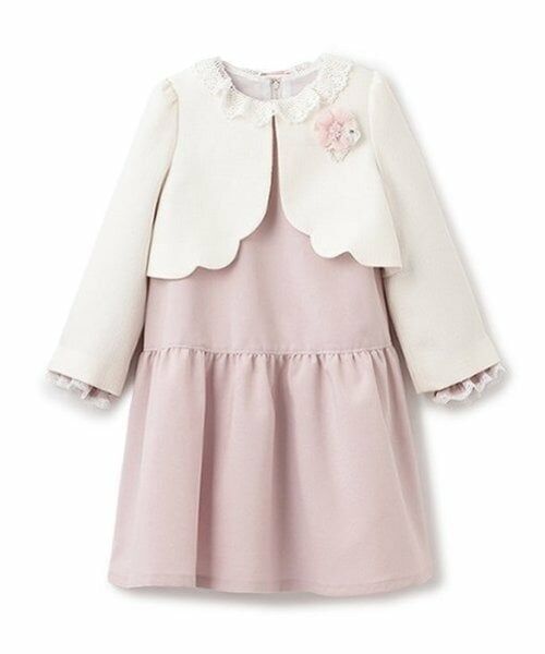 petit main / プティマイン セットアップ | 長袖OP+スカラップジャケットセット | 詳細12