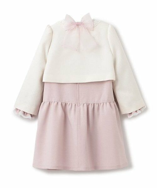 petit main / プティマイン セットアップ | 長袖OP+スカラップジャケットセット | 詳細13