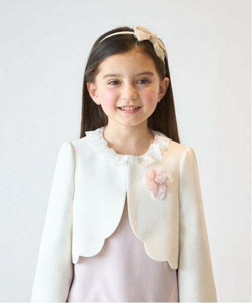 petit main / プティマイン セットアップ | 長袖OP+スカラップジャケットセット | 詳細8