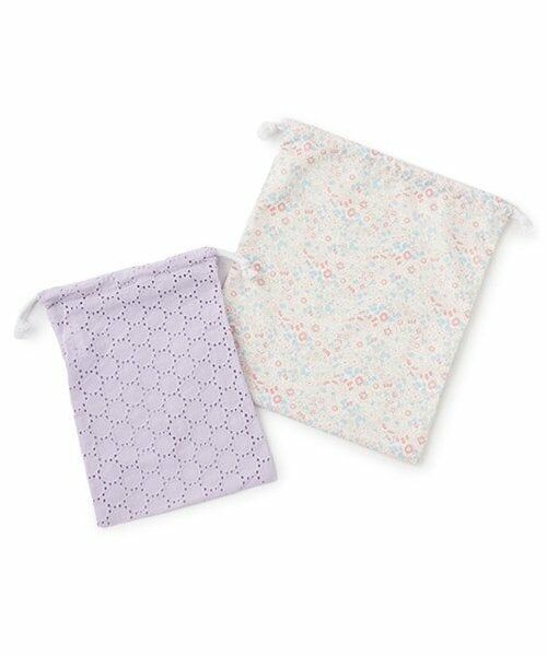 petit main / プティマイン インテリア・生活雑貨・ホビー・ステーショナリー | ワンポイント巾着2P | 詳細1