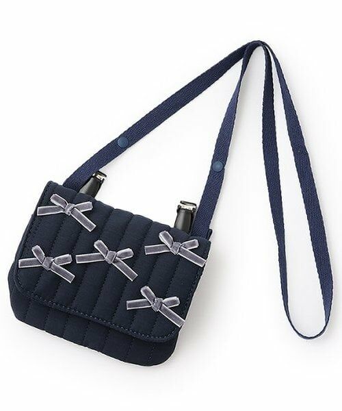 petit main / プティマイン インテリア・生活雑貨・ホビー・ステーショナリー | リボン2WAY移動ポケット（紺）