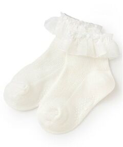 petit main / プティマイン ソックス | シースルーフリルソックス