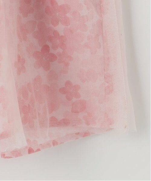 petit main / プティマイン ミニ丈・ひざ丈ワンピース | 花柄チュールワンピセット | 詳細12