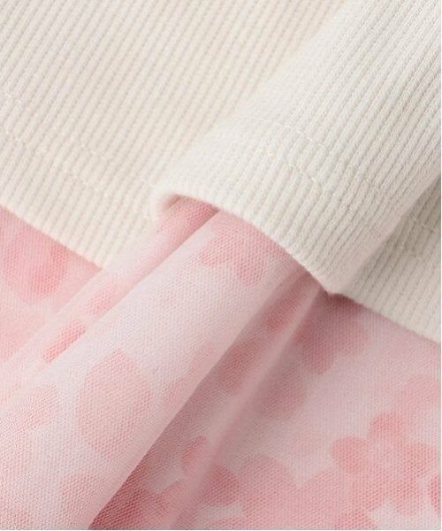 petit main / プティマイン ミニ丈・ひざ丈ワンピース | 花柄チュールワンピセット | 詳細15