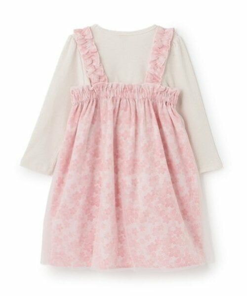 petit main / プティマイン ミニ丈・ひざ丈ワンピース | 花柄チュールワンピセット | 詳細8