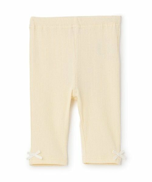 petit main / プティマイン その他パンツ | 【プティプラ】GIRLS7分丈レギンス（クリーム）