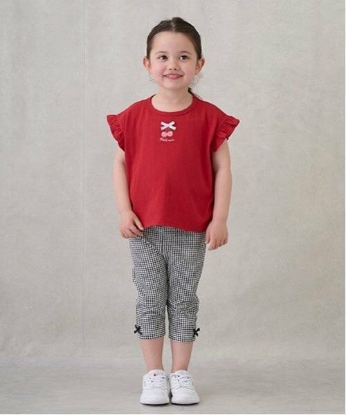 petit main / プティマイン その他パンツ | 【プティプラ】GIRLS7分丈レギンス（黒）