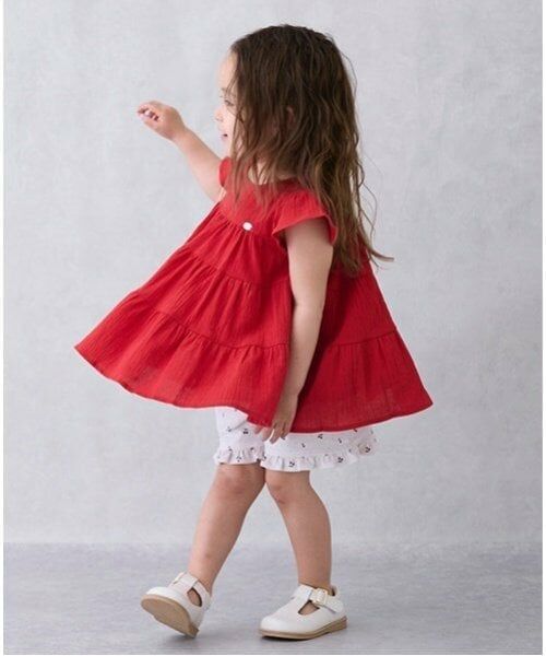 petit main / プティマイン ショート・ハーフ・半端丈パンツ | 【プティプラ】フリルショートパンツ | 詳細5