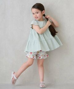 petit main / プティマイン ショート・ハーフ・半端丈パンツ | 【水陸両用】フリルショートパンツ