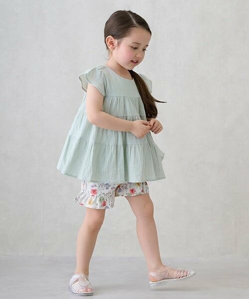 petit main / プティマイン ショート・ハーフ・半端丈パンツ | 【水陸両用】フリルショートパンツ | 詳細1