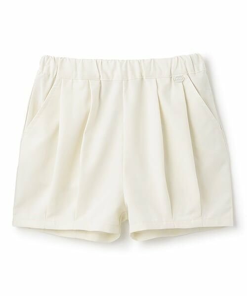 petit main / プティマイン ショート・ハーフ・半端丈パンツ | 【水陸両用/リンク】バルーンショーパン(キッズ)（ECRU(キナリ)）