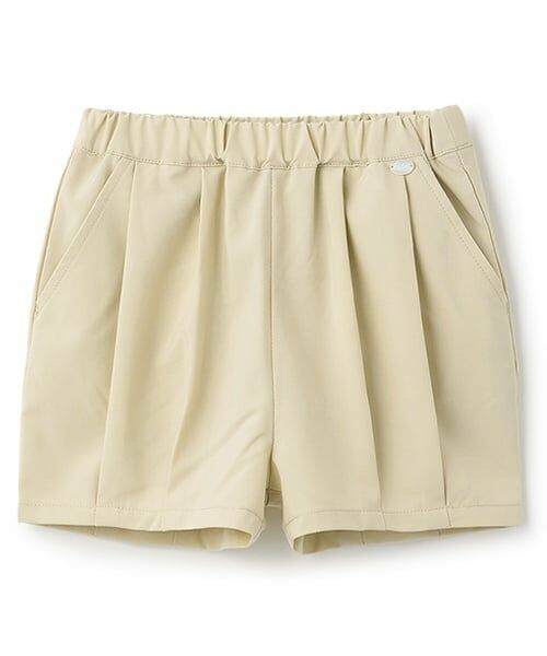 petit main / プティマイン ショート・ハーフ・半端丈パンツ | 【水陸両用/リンク】バルーンショーパン(キッズ)（薄ベージュ）