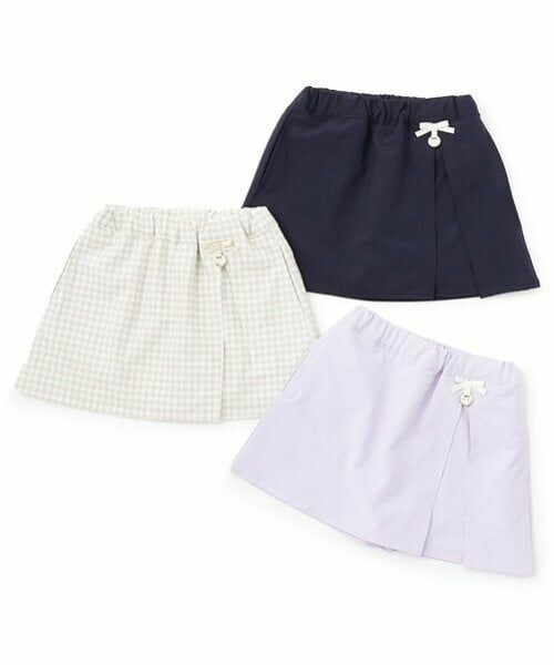 petit main / プティマイン ミニ・ひざ丈スカート | 【水陸両用】タックスカパン | 詳細10