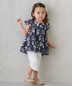 petit main / プティマイン その他パンツ | 【スマイルシリーズ】サイドリボン7分丈パンツ