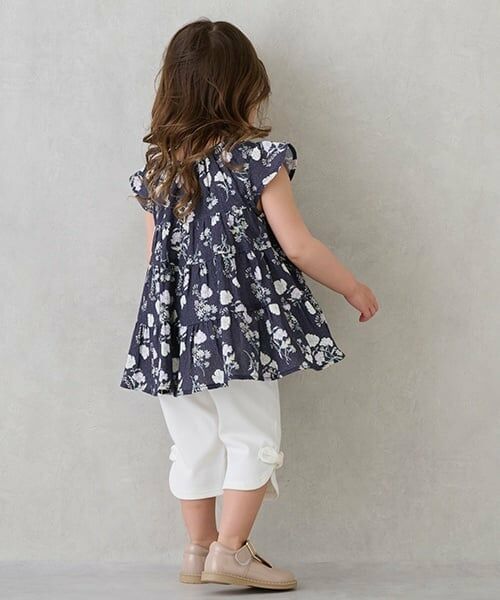 petit main / プティマイン その他パンツ | 【スマイルシリーズ】サイドリボン7分丈パンツ | 詳細10