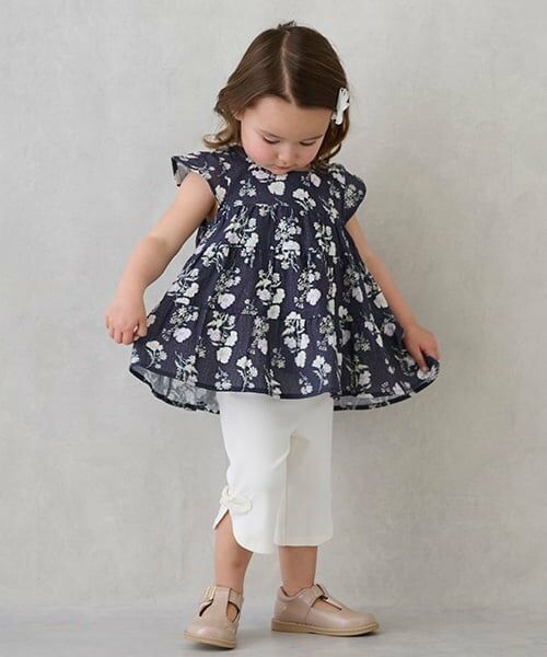 petit main / プティマイン その他パンツ | 【スマイルシリーズ】サイドリボン7分丈パンツ | 詳細11