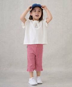 petit main / プティマイン その他パンツ | 【タフニー】7分丈フリルパンツ