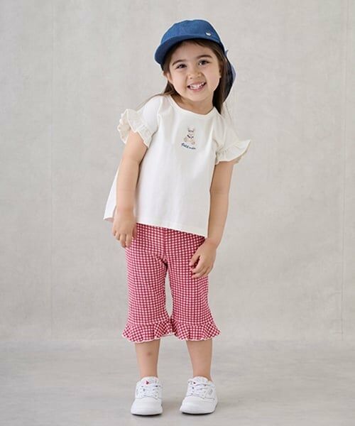 petit main / プティマイン その他パンツ | 【タフニー】7分丈フリルパンツ | 詳細2