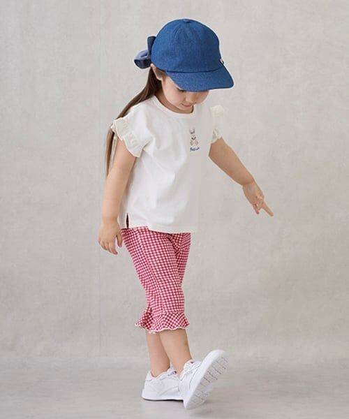 petit main / プティマイン その他パンツ | 【タフニー】7分丈フリルパンツ | 詳細3