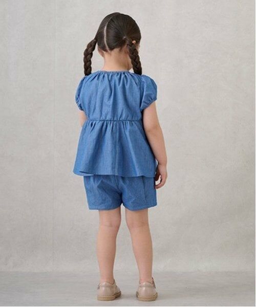 petit main / プティマイン ショート・ハーフ・半端丈パンツ | いちご刺しゅうバルーンパンツ | 詳細1