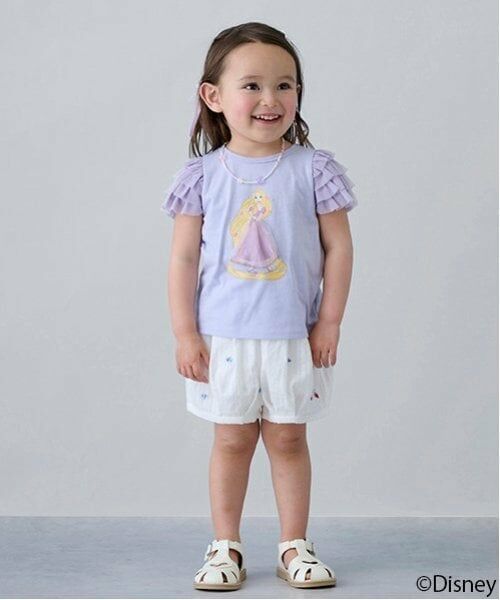 petit main / プティマイン ショート・ハーフ・半端丈パンツ | いちご刺しゅうバルーンパンツ | 詳細3