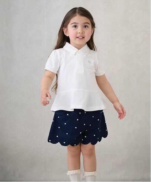 petit main / プティマイン ショート・ハーフ・半端丈パンツ | 【リンク】スカラップショートパンツ(キッズ) | 詳細1