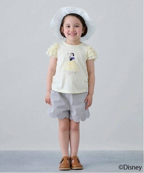 petit main / プティマイン ショート・ハーフ・半端丈パンツ | 【リンク】スカラップショートパンツ(キッズ) | 詳細2