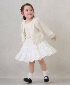 petit main / プティマイン ミニ・ひざ丈スカート | 【リンク】レーススカート(キッズ)