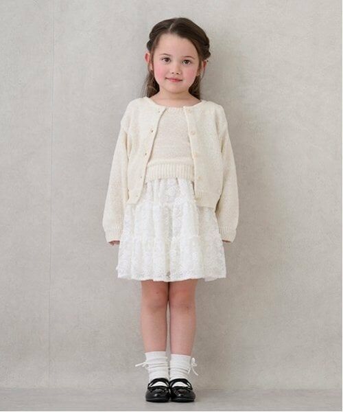 petit main / プティマイン ミニ・ひざ丈スカート | 【リンク】レーススカート(キッズ) | 詳細1