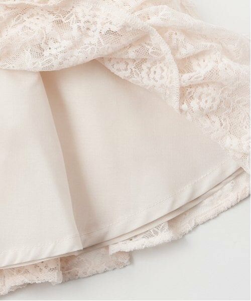 petit main / プティマイン ミニ・ひざ丈スカート | 【リンク】レーススカート(キッズ) | 詳細10