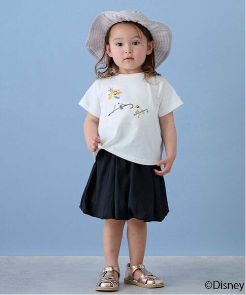 petit main / プティマイン ミニ・ひざ丈スカート | 【リンク】バルーンスカパン(キッズ)（黒）