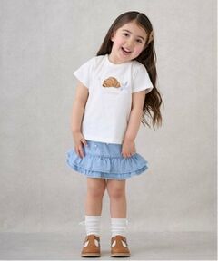 petit main / プティマイン ミニ・ひざ丈スカート | 【リンク】パールデニムスカパン(キッズ)