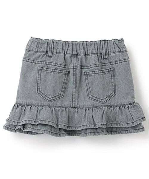 petit main / プティマイン ミニ・ひざ丈スカート | 【リンク】パールデニムスカパン(キッズ) | 詳細1
