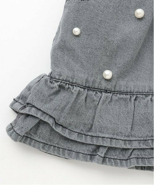 petit main / プティマイン ミニ・ひざ丈スカート | 【リンク】パールデニムスカパン(キッズ) | 詳細5