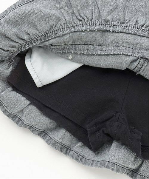 petit main / プティマイン ミニ・ひざ丈スカート | 【リンク】パールデニムスカパン(キッズ) | 詳細6