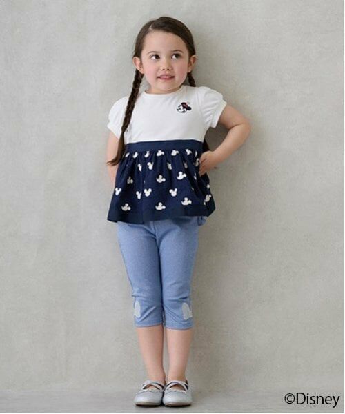 petit main / プティマイン その他パンツ | 【Disney】サイドリボン7分丈レギパン | 詳細3