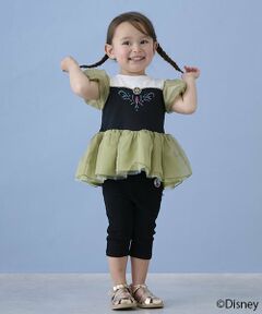 petit main / プティマイン その他パンツ | 【Disney】バックフリル7分丈レギンス