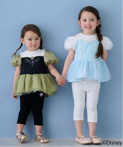 petit main / プティマイン その他パンツ | 【Disney】バックフリル7分丈レギンス | 詳細12