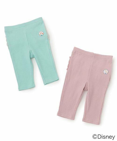 petit main / プティマイン その他パンツ | 【Disney】バックフリル7分丈レギンス | 詳細24