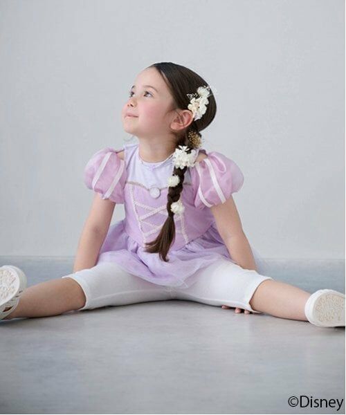 petit main / プティマイン その他パンツ | 【Disney】バックフリル7分丈レギンス | 詳細4