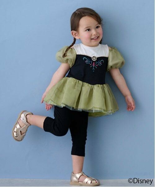 petit main / プティマイン その他パンツ | 【Disney】バックフリル7分丈レギンス | 詳細8