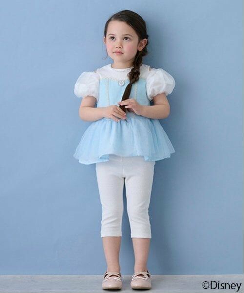 petit main / プティマイン その他パンツ | 【Disney】バックフリル7分丈レギンス | 詳細9