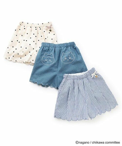 petit main / プティマイン ショート・ハーフ・半端丈パンツ | 【ちいかわ】刺しゅうキュロット | 詳細16