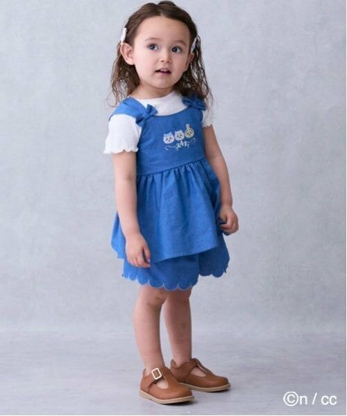 petit main / プティマイン ショート・ハーフ・半端丈パンツ | 【ちいかわ】刺しゅうキュロット | 詳細2