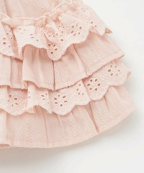 petit main / プティマイン ミニ・ひざ丈スカート | 【リンク】レースフリルスカート(キッズ) | 詳細7