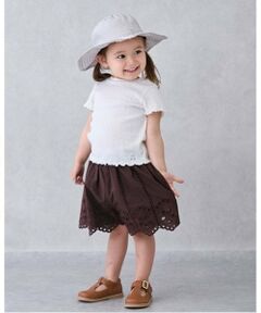 petit main / プティマイン ショート・ハーフ・半端丈パンツ | 【リンク】レースキュロット(キッズ)