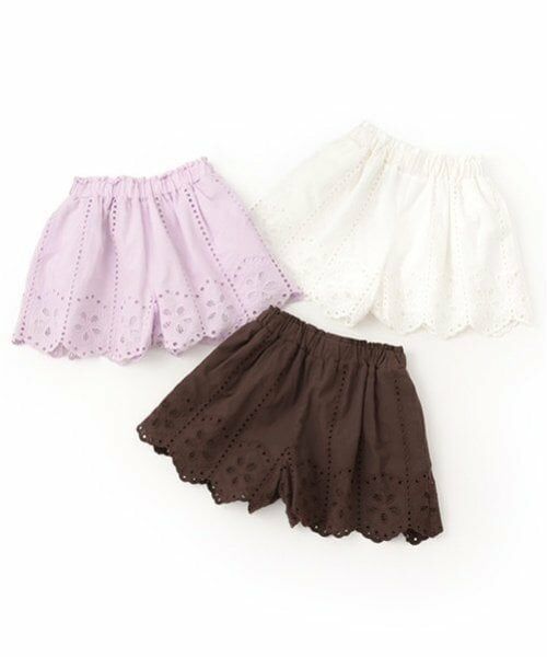 petit main / プティマイン ショート・ハーフ・半端丈パンツ | 【リンク】レースキュロット(キッズ) | 詳細10